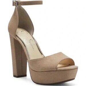 Jessica Simpson "Palyn" platform heel sz 6/6.5 New FLAW - missized